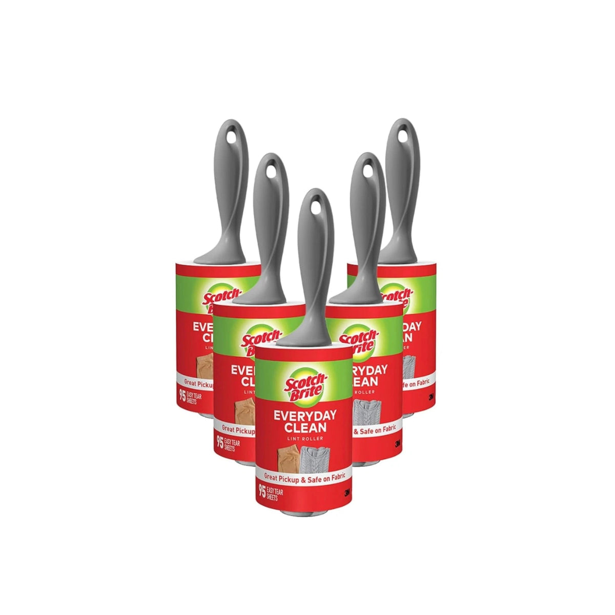 Set of 5 Lint Rollers for Everyday Cleaning