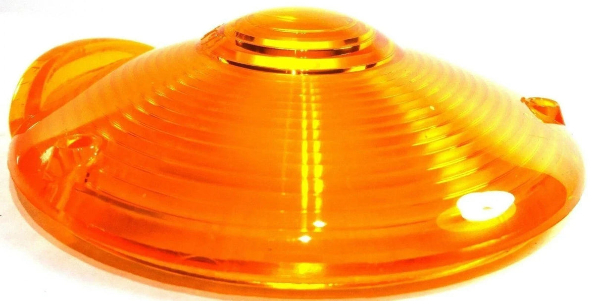Amber 4" Round Mirror Turn Signal Light Lens for (80301)