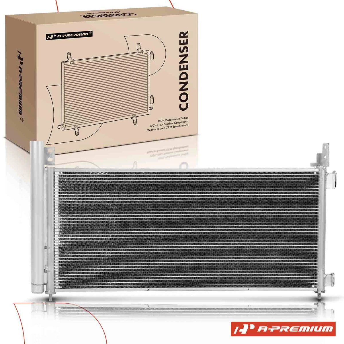 A-Premium A/C Condenser w/ Bracket & Receiver Drier for Lexus NX300h (2015–2021) 8846078030, 4892