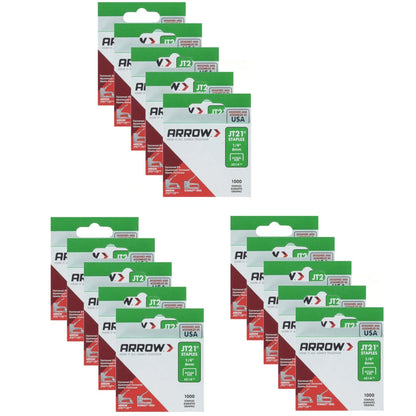 1000PK 1/4" Staple for Various Applications (Gray/Silver)