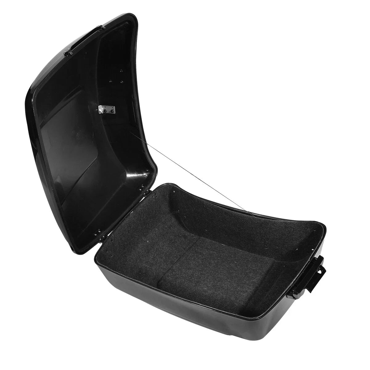 King Trunk for Harley Touring (2014–2025) Auburn Sunglo Black Hole Rich Bourbon