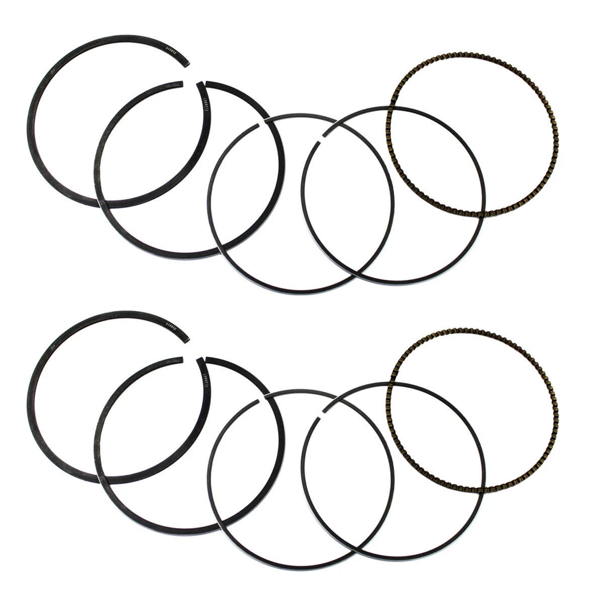 2 Sets of Piston Rings for Can-Am 800 ATV & UTV (.060 Over Bore, 92.5mm) NA-80001-6R