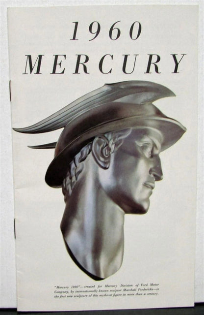 1960 Mercury Dealer Sales Pocket Brochure Full Line Original