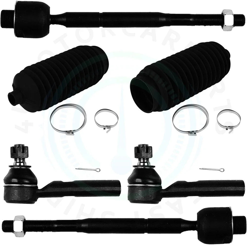 Set of 6 Tie Rod Ends for Toyota 4Runner Lexus GX470 (2003–2009)
