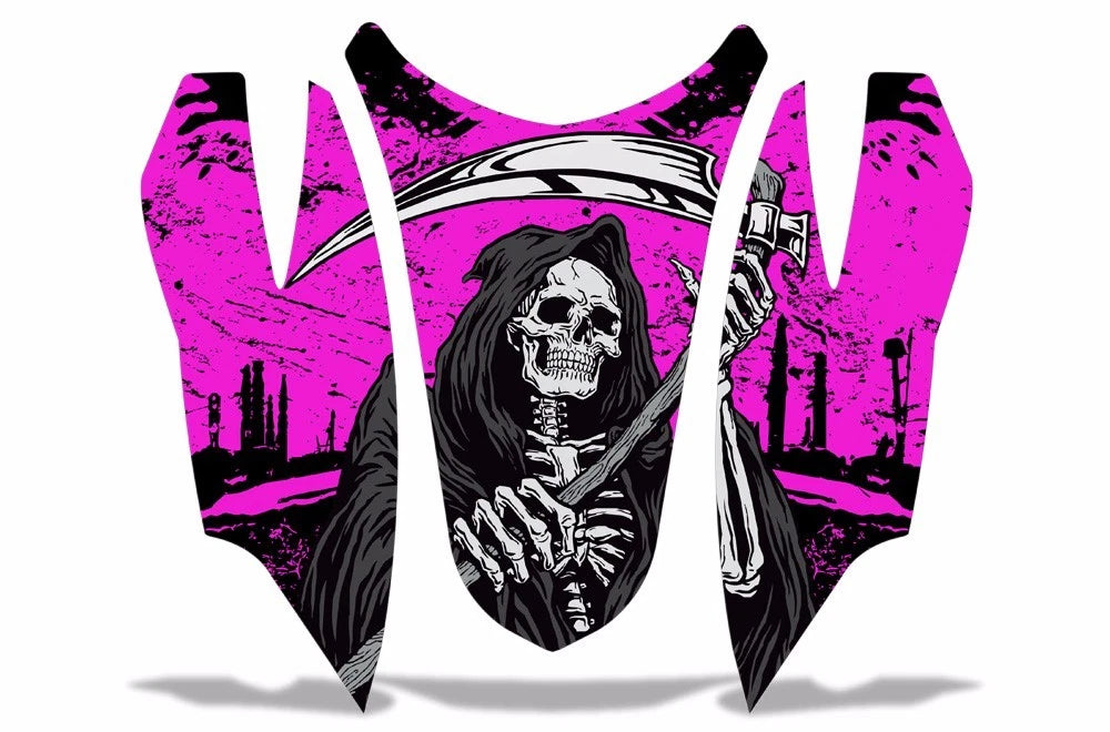 SLED Graphic Hood Decals for Arctic Cat Firecat/Sabercat (2003–2006)