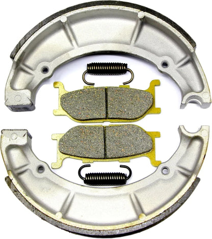 Front Brake Pads & Rear Shoes for Yamaha V Star 650 XVS650A (1998–2010)
