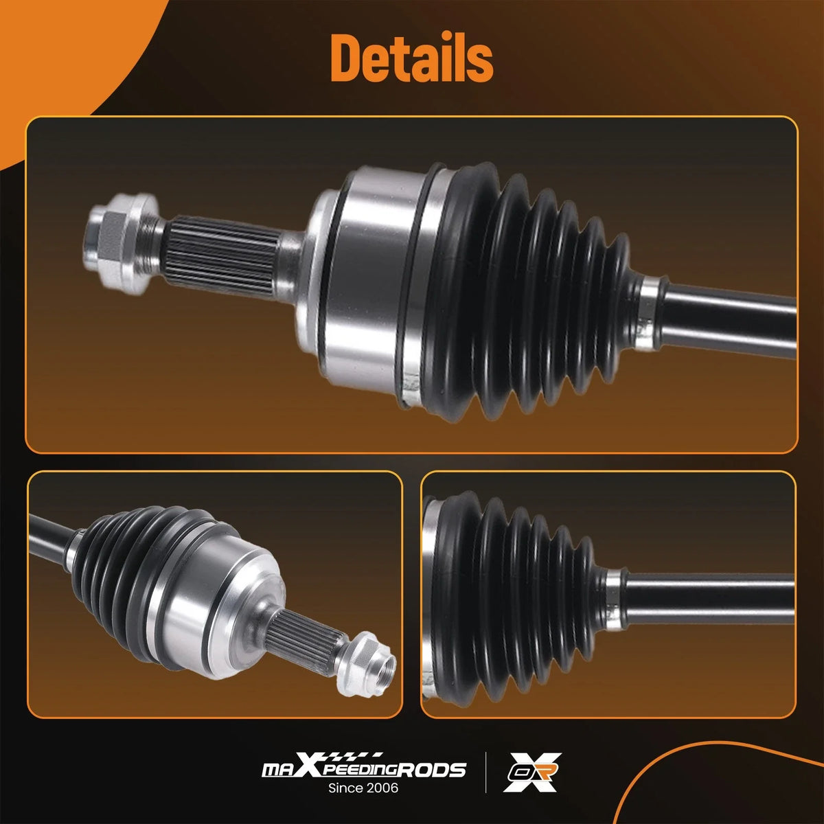Front Right CV Axle Assembly for Honda Accord (2018–2022) NCV36200