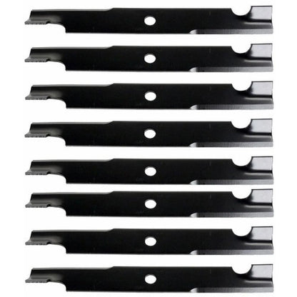 Set of 8 Notched Mower Blades for Bad Boy (Fits 18" X 5/8")
