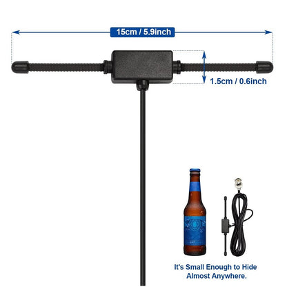 Adhesive Mount Antenna for Car Truck Police Scanner (VHF UHF)