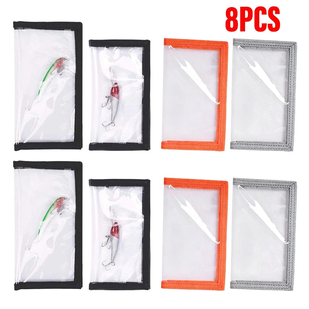 8PCS Fishing Lure Wraps Cover Protector Jacket