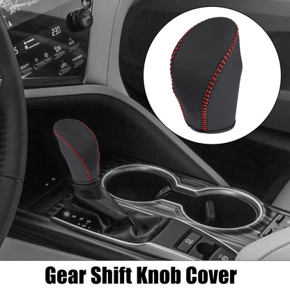 Faux Leather Gear Shift Knob Cover for Nissan Rogue Sport (2017–2021)