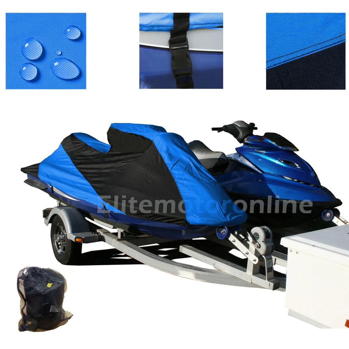 Custom Fit Trailerable Jet Ski Cover for Kawasaki Ultra 150 (1999–2005)