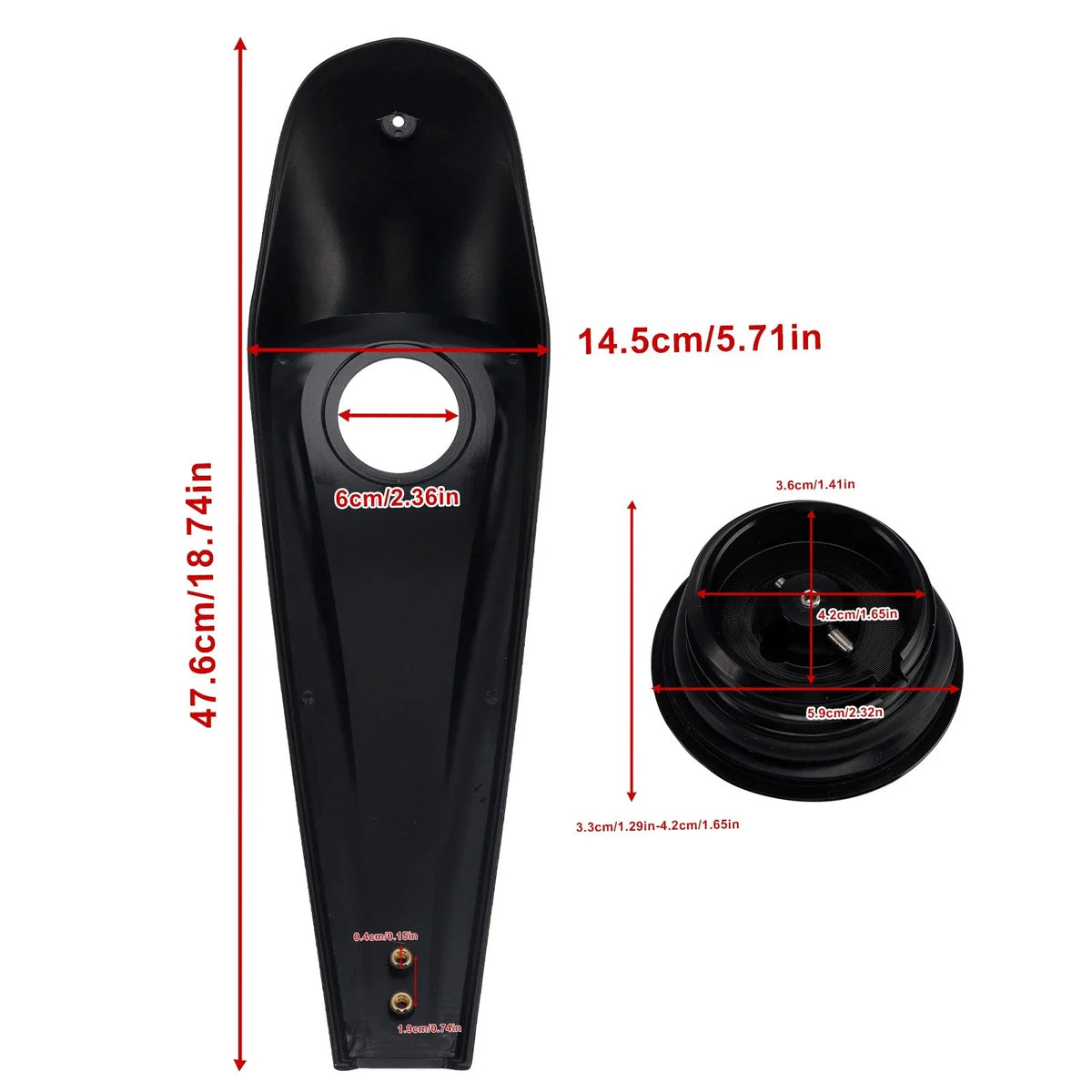 Dash Fuel Console Cover Gas Tank Cap for Harley Touring Electra Road Glide (2008–2023)