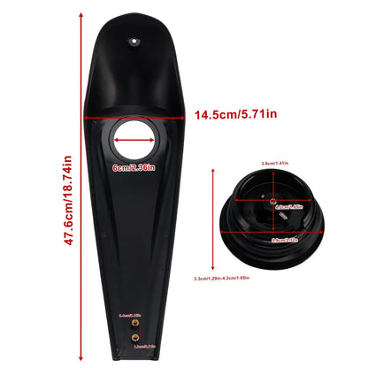 Dash Fuel Console Cover Gas Tank Cap for Harley Touring Electra Road Glide (2008–2023)