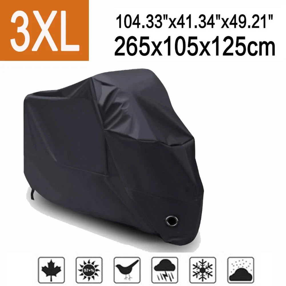 3XL Waterproof Motorcycle Cover for Harley-Davidson Ducati Dyna Diavel