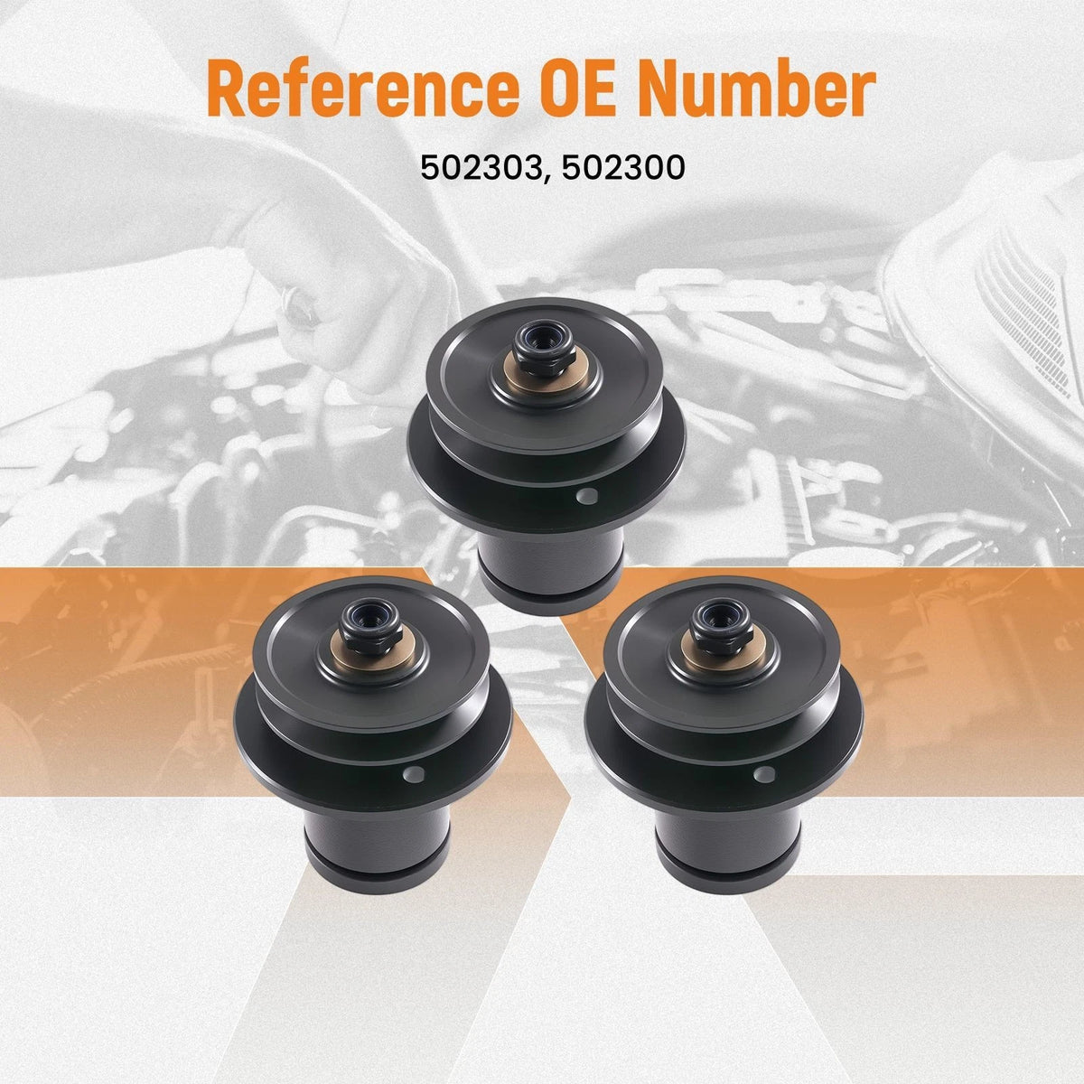 Mandrel Spindle Assembly for King Kutter Mower