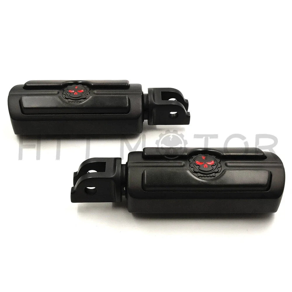 Black Gear Skull Footpeg for Harley Breakout FXBR / FXBRS (2018–2019)