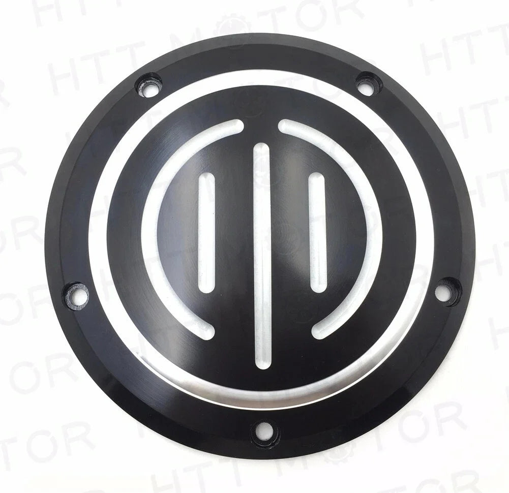 Black Derby Timer Cover for Harley Dyna Sportster XL 883 1200 (2004–2023)