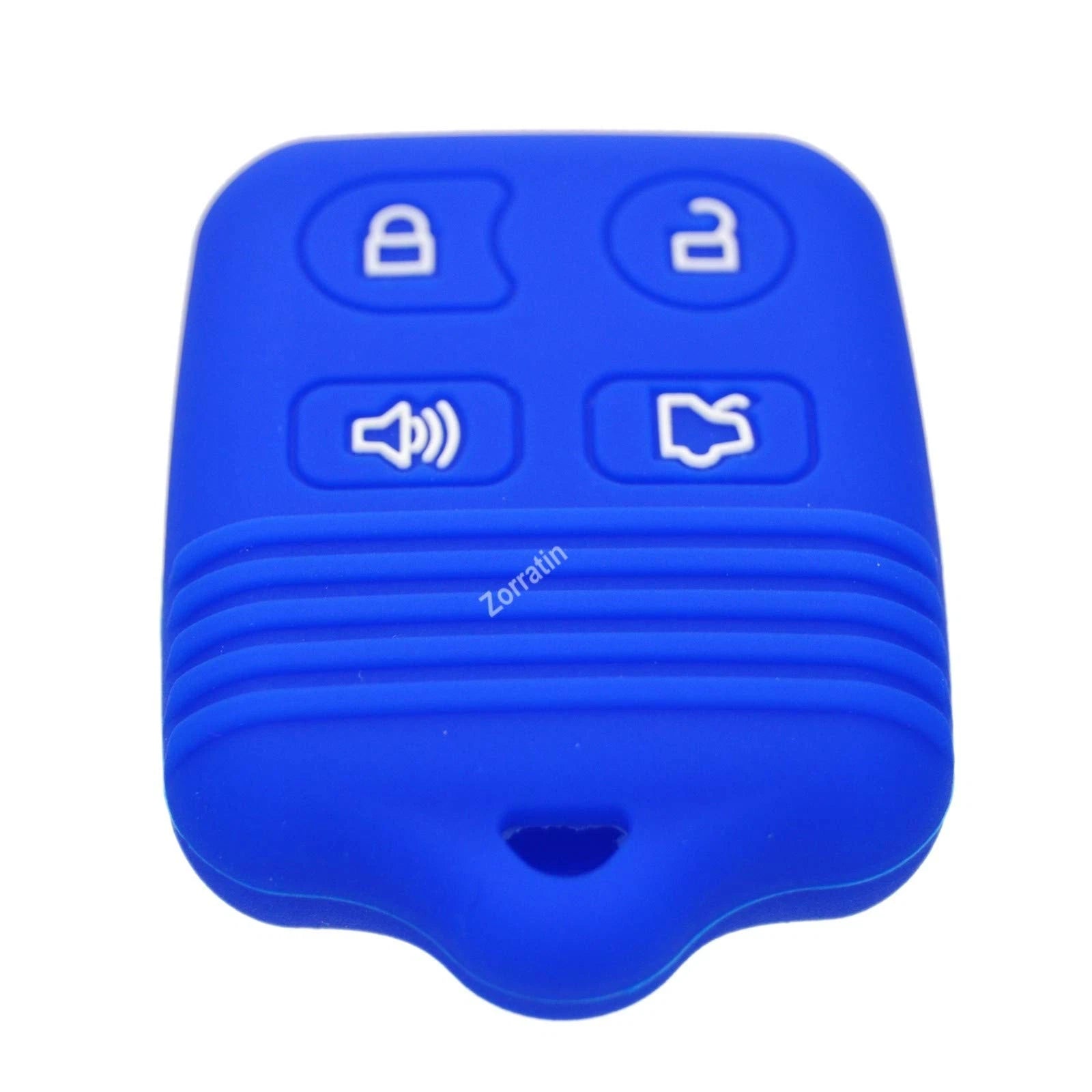 Silicone Key Fob Case Covers for Ford Lincoln Mercury (4 Button)