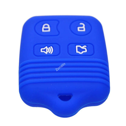 Silicone Key Fob Case Covers for Ford Lincoln Mercury (4 Button)