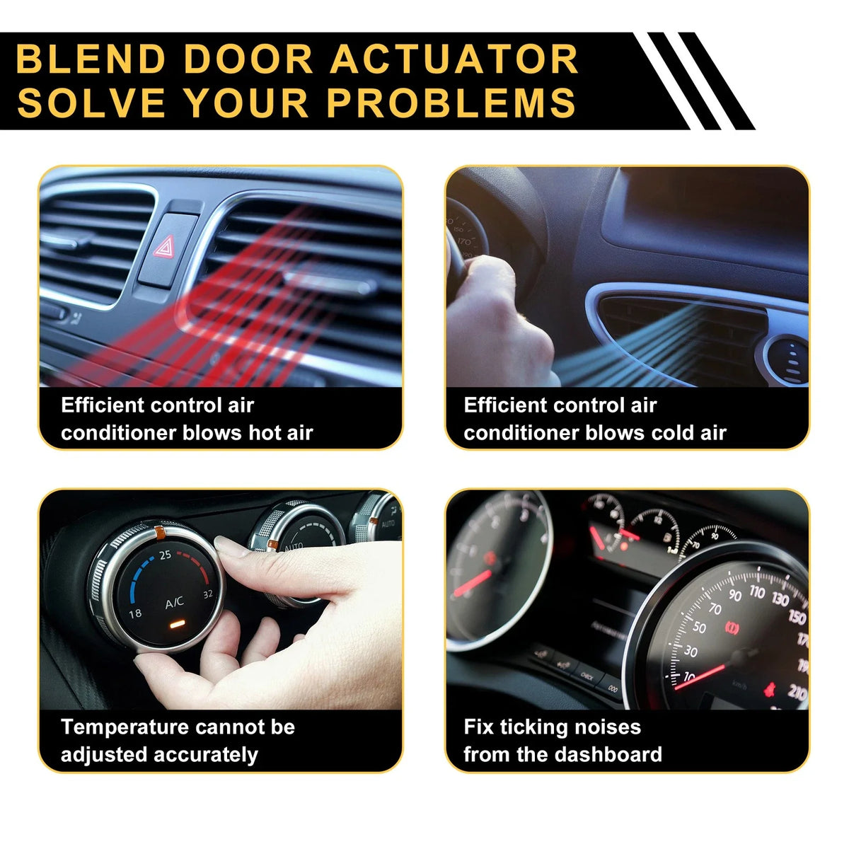 HVAC Heater Blend Door Actuator for Ford Explorer (1998–2002) No.F87Z19E616AA