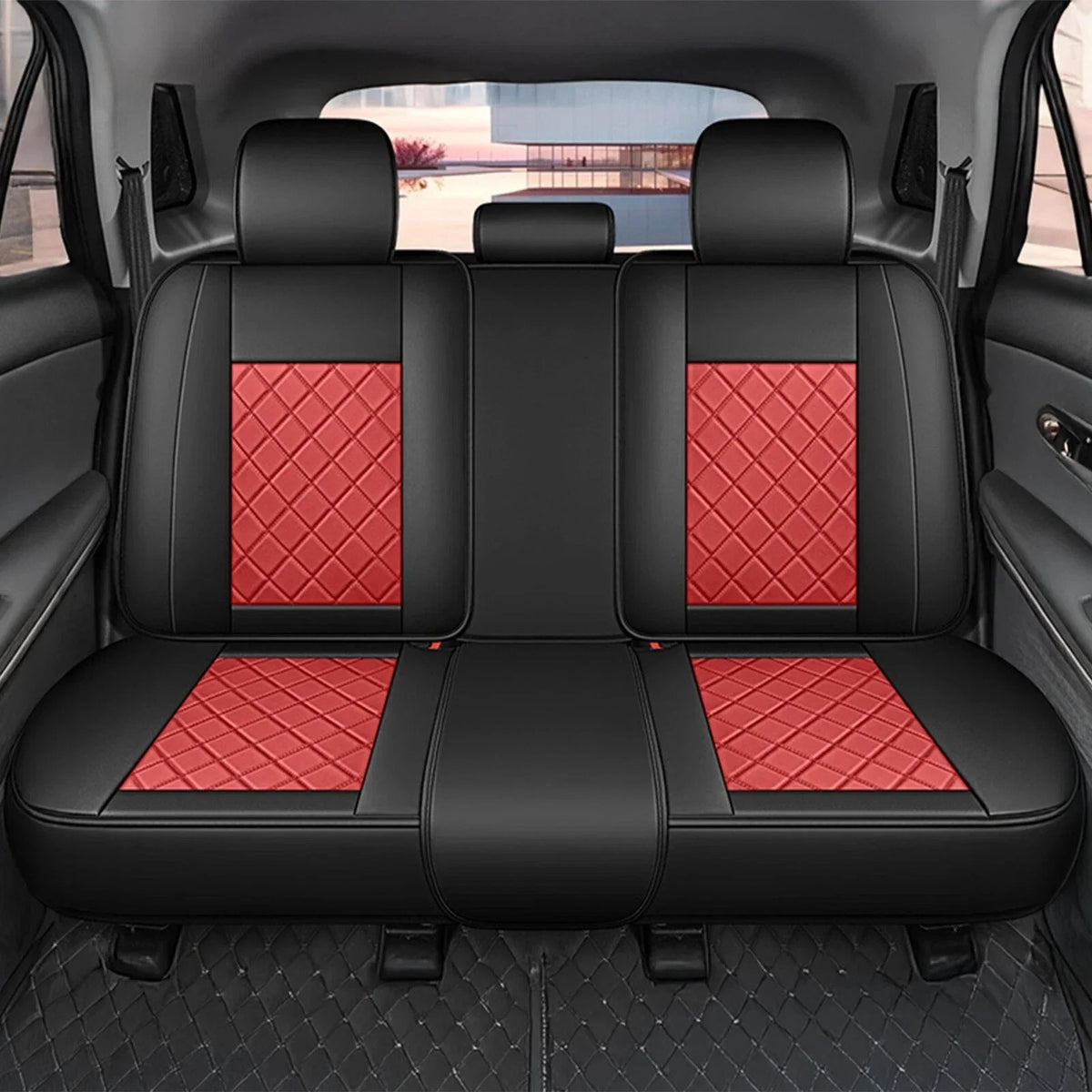 Set of 2 Faux Leather Seat Covers for Toyota (5-Seater)