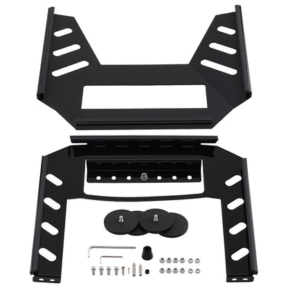 Flat Mount Support for Starlink Gen 3 for RV Vans, Boats (Black Steel)