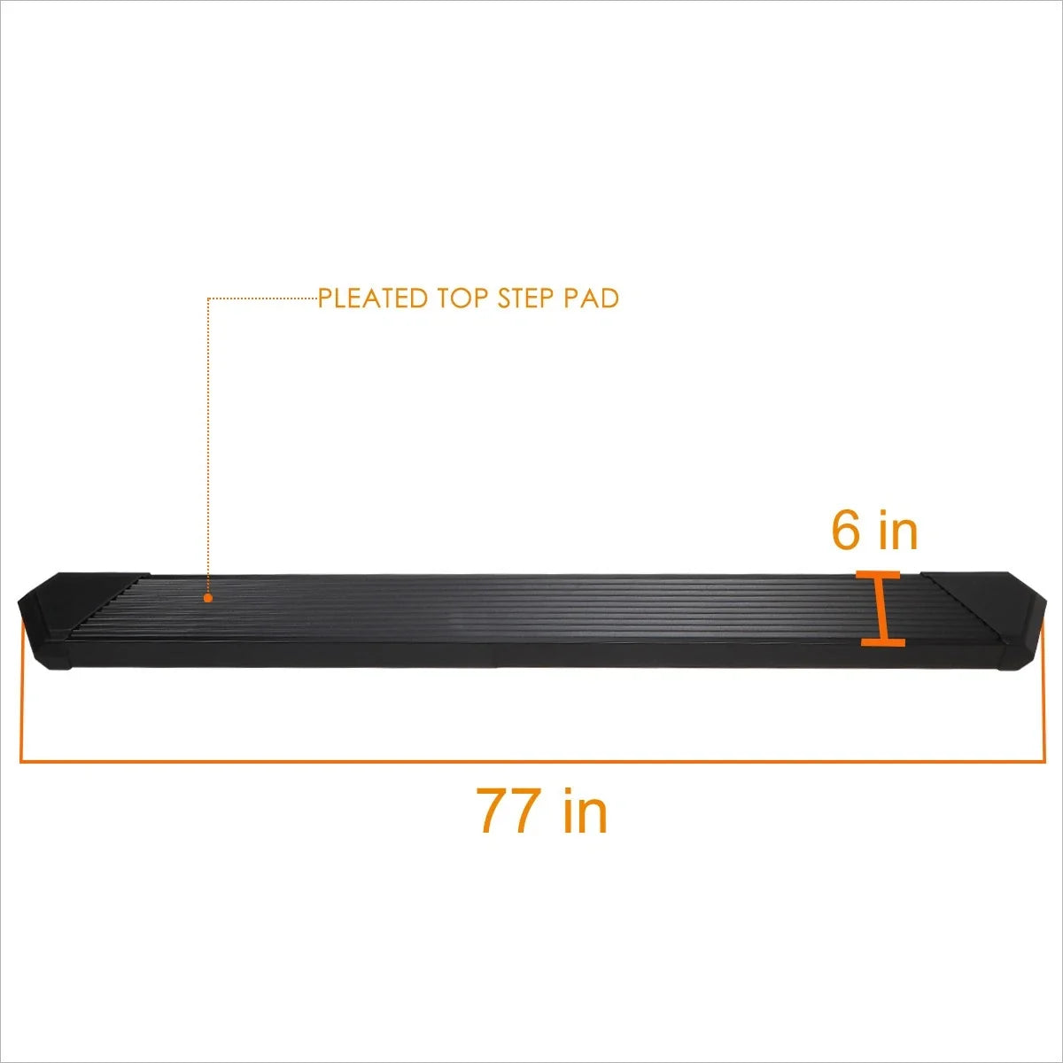 Set of 2 Side Nerf Bar Running Boards for Silverado/Sierra 1500-3500 (2019–2024)