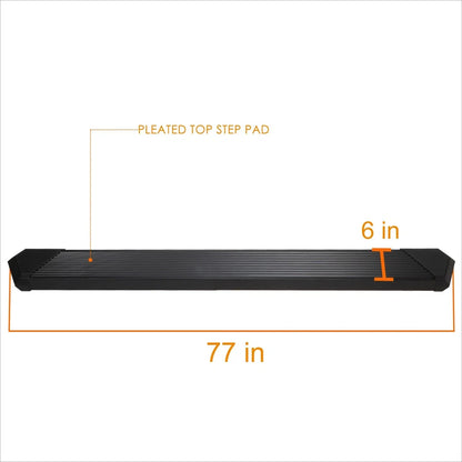 Set of 2 Side Nerf Bar Running Boards for Silverado/Sierra 1500-3500 (2019–2024)