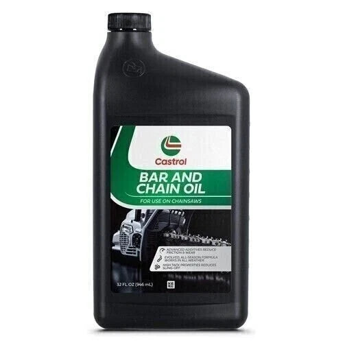 Case of 12 Castrol 215309 Bar and Chain Oil for Chainsaws (All Season)