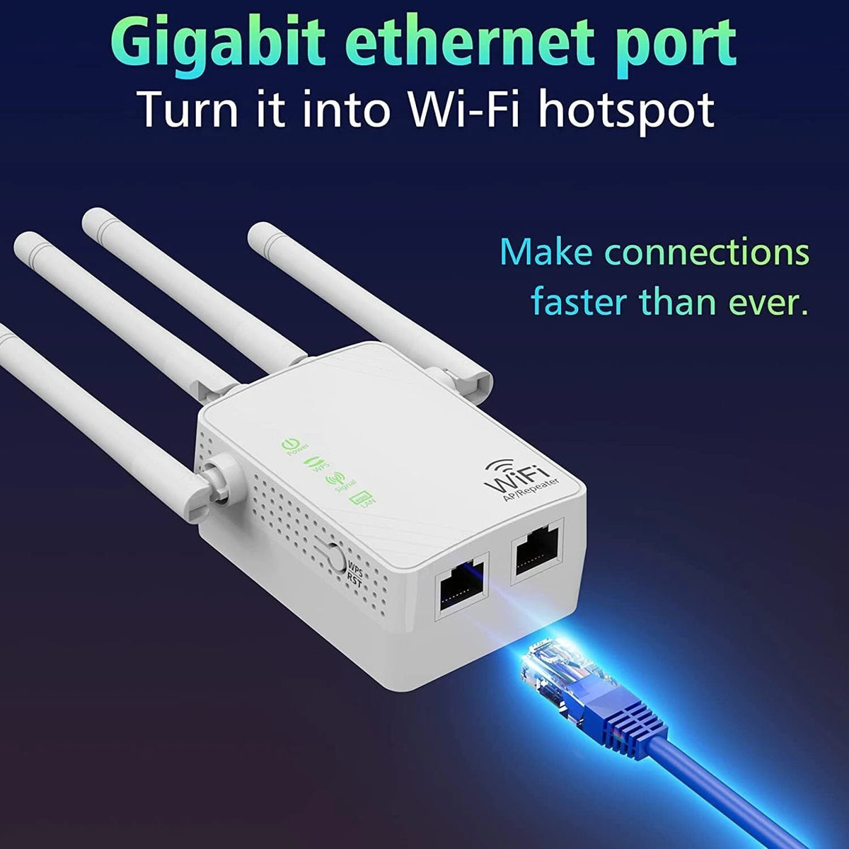 WiFi Extender Signal Booster for WiFi Devices (Up to 5000 sq.ft)