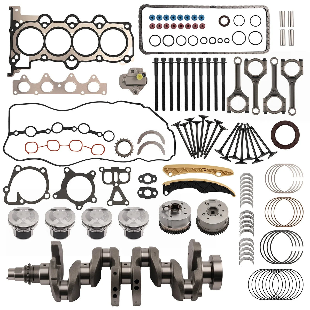 Engine Rebuild Kit for Hyundai Accent Veloster Kia Rio Soul 1.6L G4FD (2012–2017)