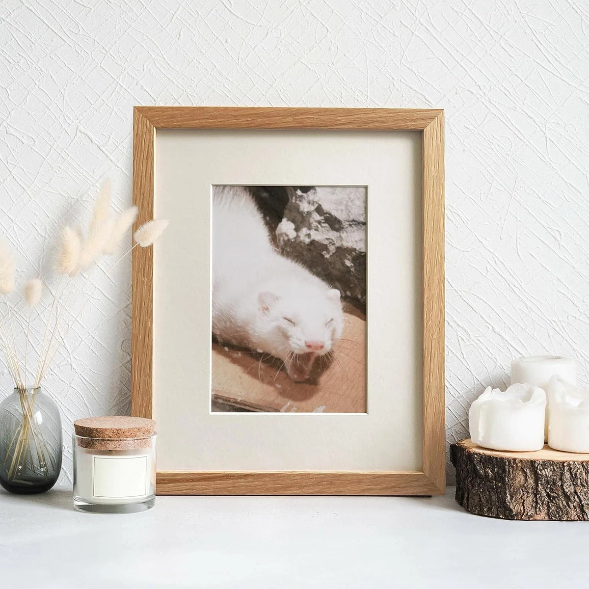 8.5x11 Picture Frame for Solid Oak Wood (No Part Numbers)