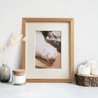 8.5x11 Picture Frame for Solid Oak Wood (No Part Numbers)