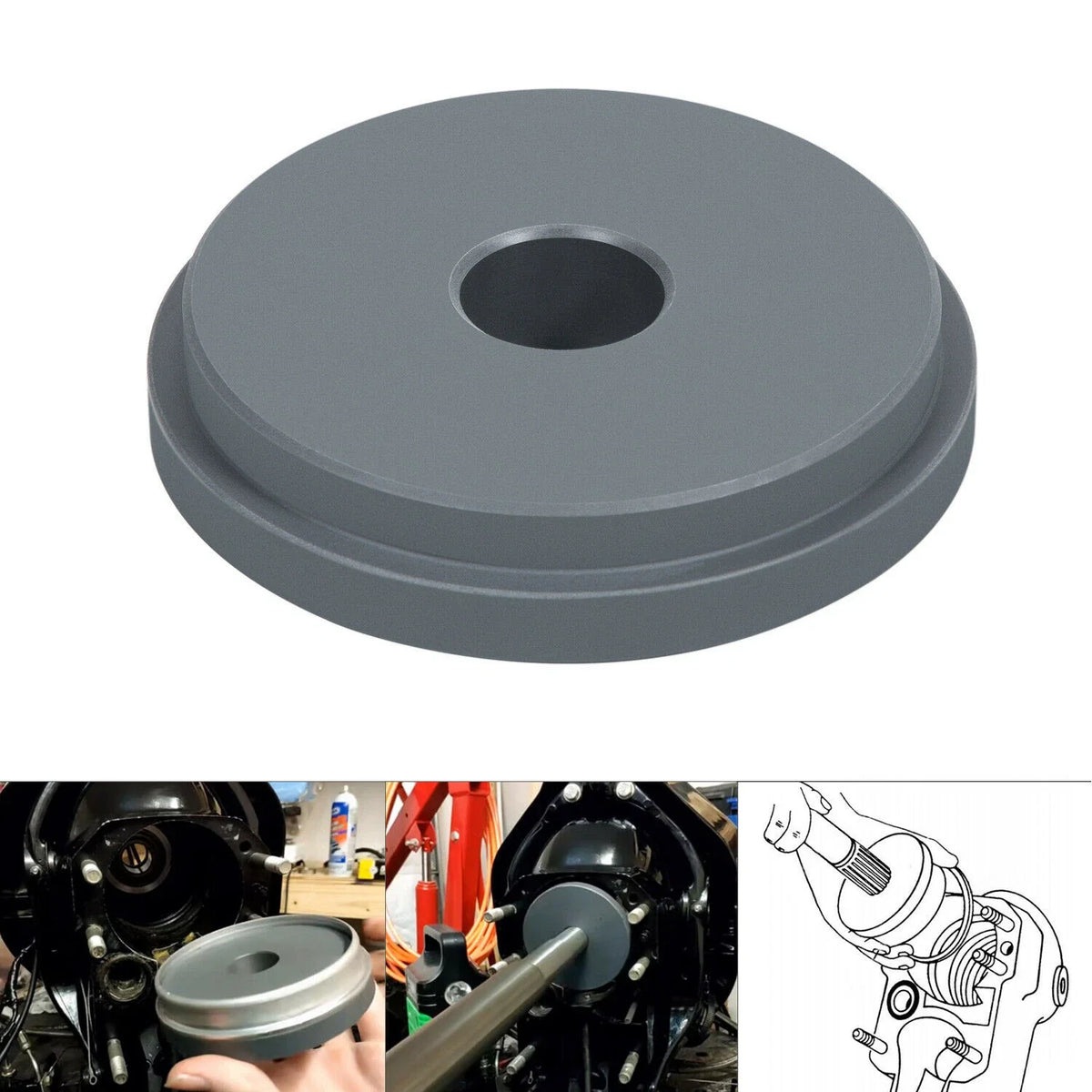 Bellow Retainer Ring Install Tool for Mercruiser Alpha 1 Gen 2 (1991–1996)