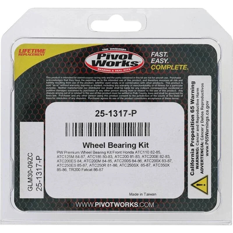 Pivot Works Premium Wheel Bearing for