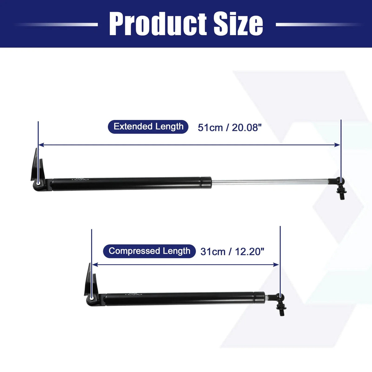 2 Pcs Rear Trunk Lift Supports Struts Gas Spring 63269SG032 for Subaru