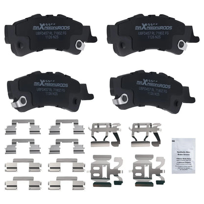 Set of 4 Rear Ceramic Brake Pads for GMC Safari/Sierra 1500/Yukon (1996–2006)
