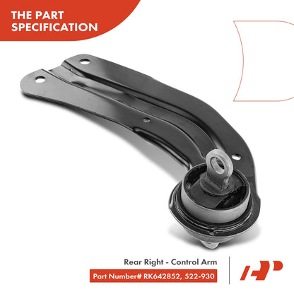 Rear Right Control Arm for Chevy Malibu Impala Buick LaCrosse Regal (13219146, 22927293, RK642852)