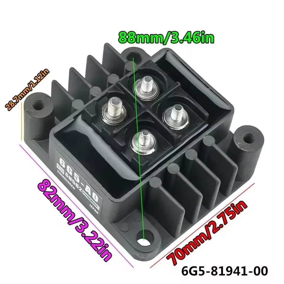 Rectifier Regulator 6G5-81960-A0 for Yamaha Outboard 75HP-225HP (1990–2023)