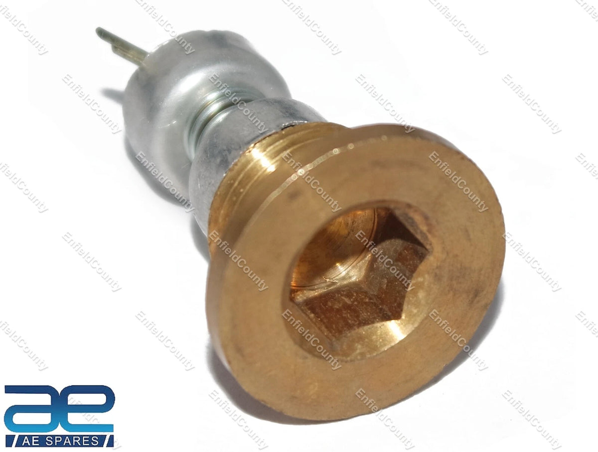 Oil Drain Brass Nut for Lambretta Li GP SX TV Series 1 2 3 Scooters