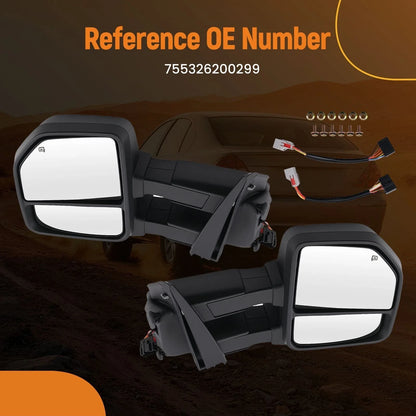 Right Mirror for Ford F150 (2015–2018) Towing LED Arrow 755326200299