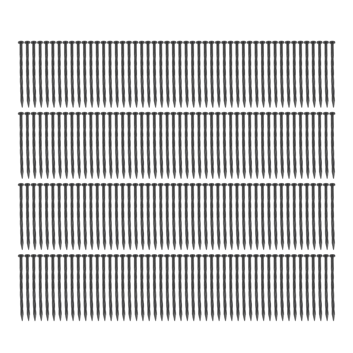 200 Pcs 8 Inch Spiral Pointed Garden Stakes for Landscape Edging