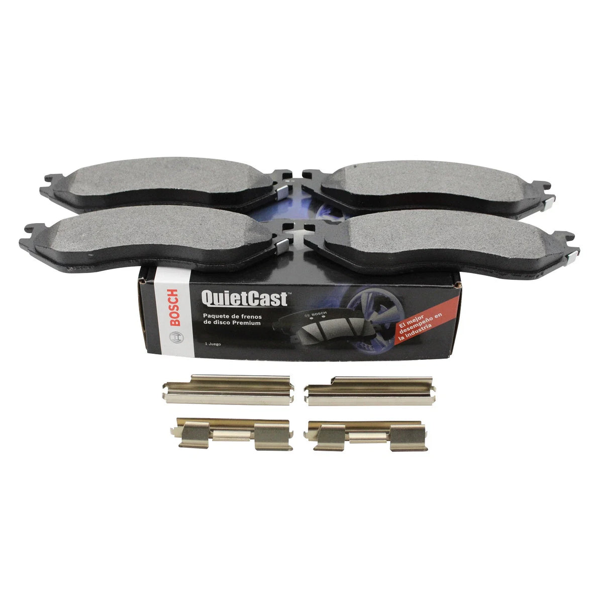 Bosch QuietCast Front Semi-Metallic Brake Pads for Dodge Ram 1500 (2002–2023)