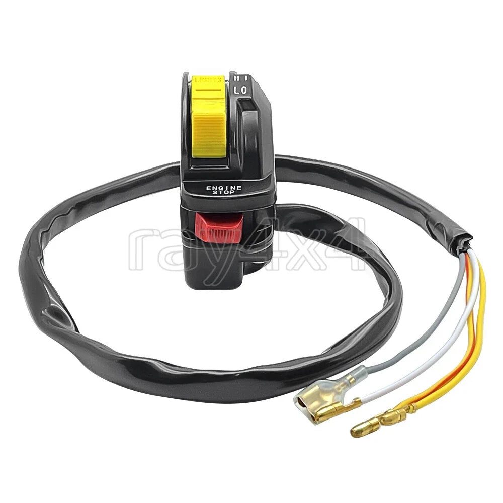Left Handle Stop Kill Switch for Suzuki Quadsport 250, Quadracer 250, Quadrunner 185 (1985–2002)