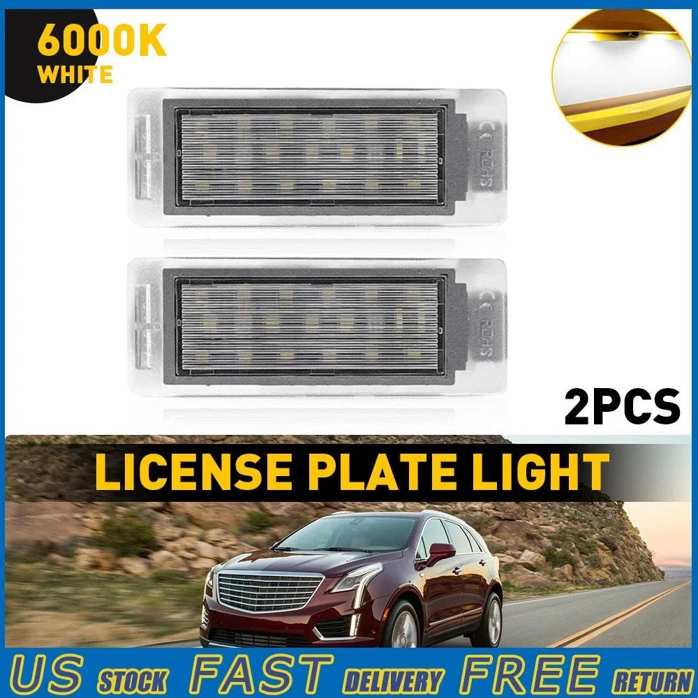 LED License Plate Light for Cadillac CTS ELR XTS SRX (2010–2019)