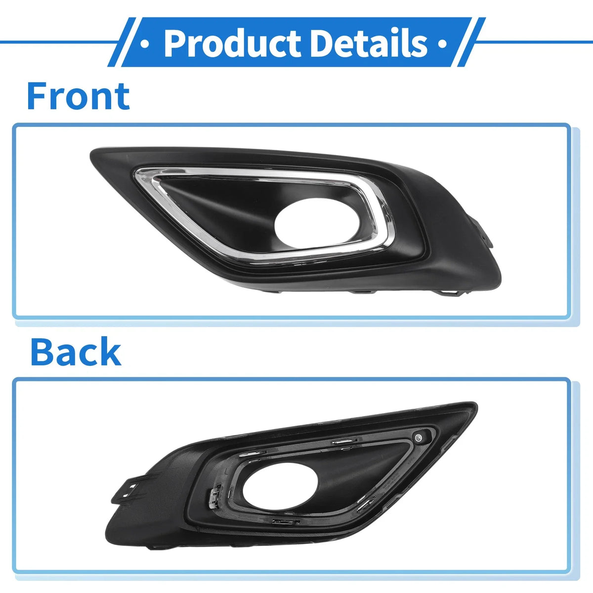 Front Left Fog Light Grill No. 71157T4NH01 for Honda Jade (2013–2016)