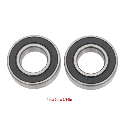 Set of 10 Ball Bearings 1" x 2" x 9/16" Rubber Sealed