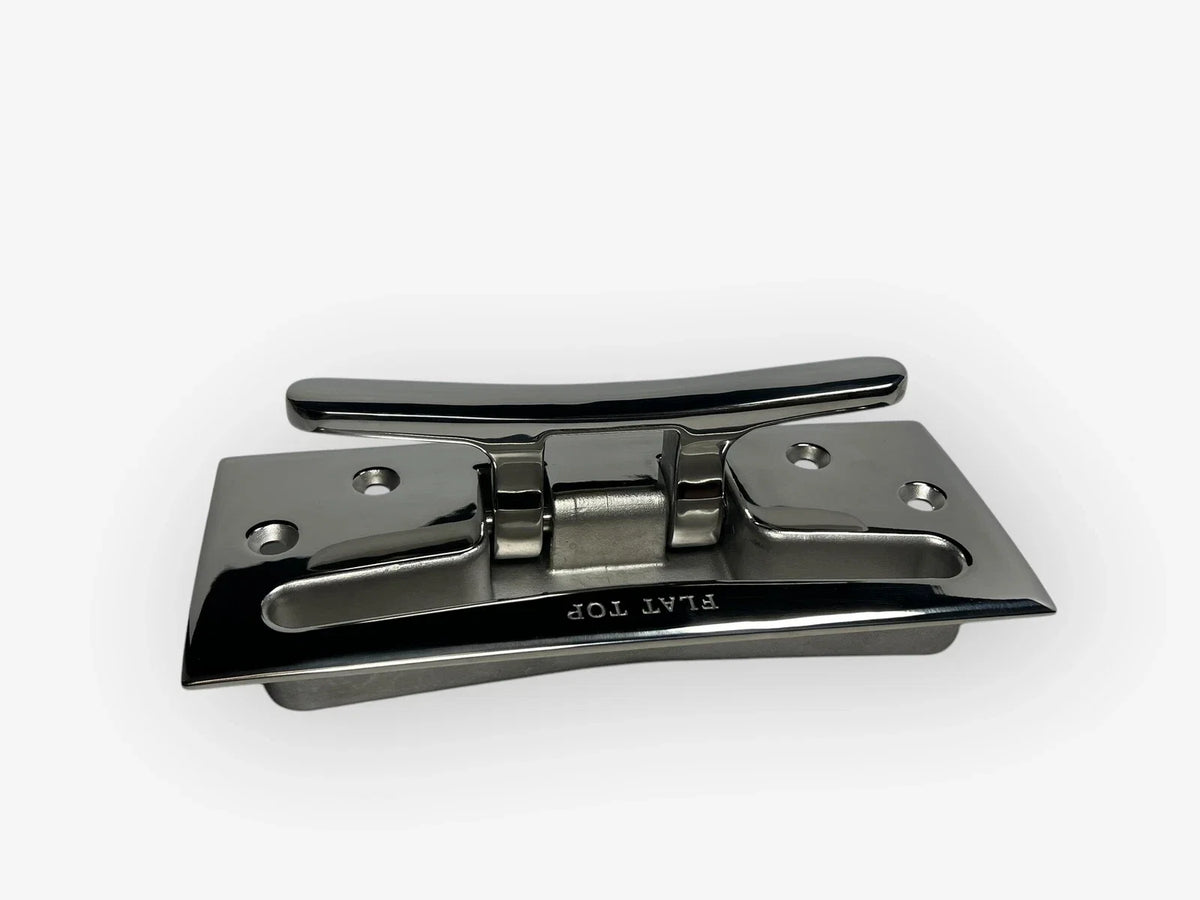 Flat-Top Cleats 10in for - Stainless Steel, Heavy Duty
