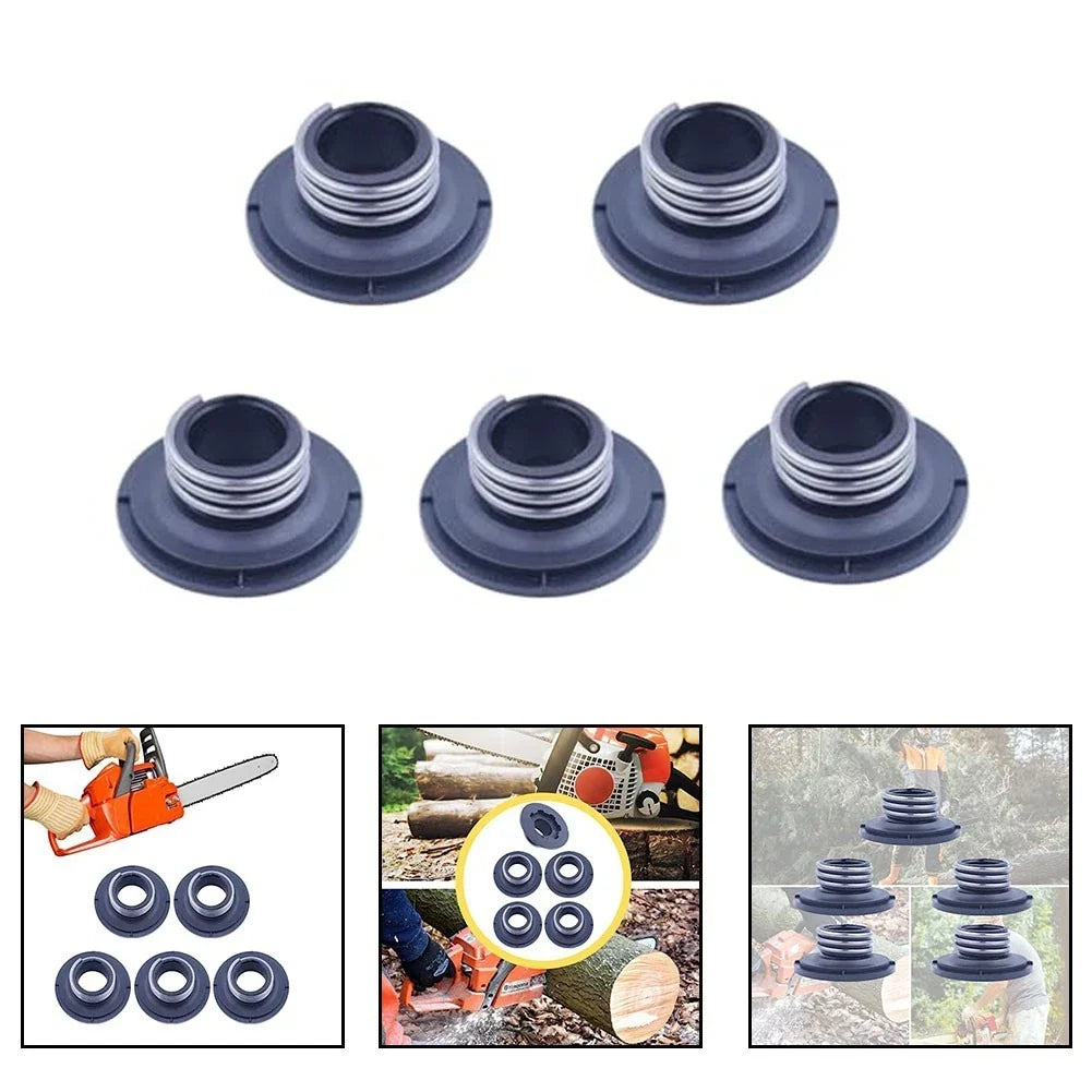 5 Piece Set of Oil Pump Worm Gears for Chainsaws